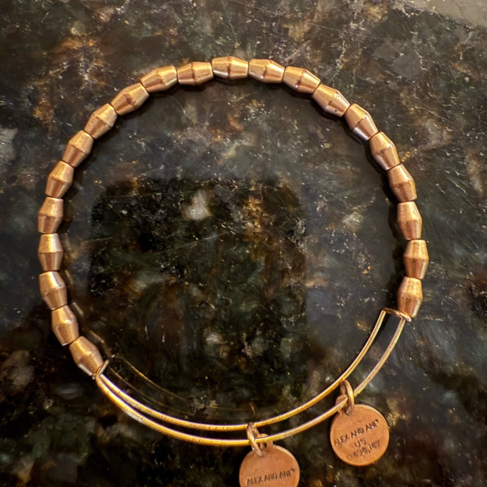 Alex and Ani Gold Expandable Bracelet